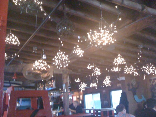 Interior lighting @ The Barking Crab, courtesy of Knockbally