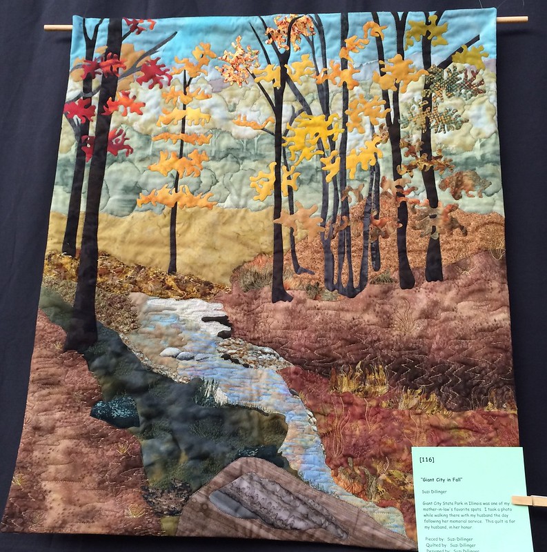 Giant City in Fall~Quilt by Suzi Dillinger