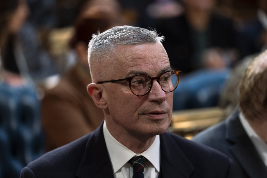 FILE - Former Democratic Gov. Jim McGreevey is seen before New Jersey Gov. Phil Murphy delivers his State of the State address to a joint session of the Legislature at the statehouse, in Trenton, N.J., Jan. 10, 2023. McGreevey announced Thursday, Nov. 9 that he will seek the mayor's office in Jersey City. (AP Photo/Matt Rourke, file)