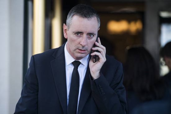 UNITED STATES - JULY 17: Rep. Brian Fitzpatrick, R-Pa., leaves a meeting of the House Republican Conference at the Capitol Hill Club on July 17, 2018. (Photo By Tom Williams/CQ Roll Call) (CQ Roll Call via AP Images)