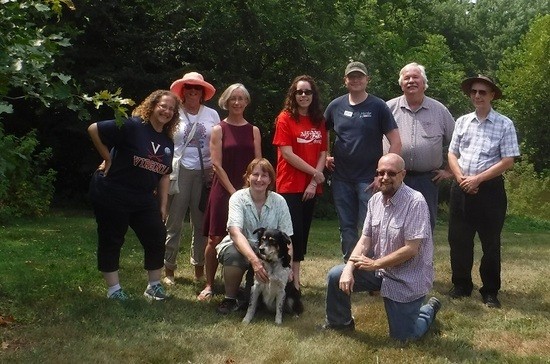 L-R: standing) Cindy from CodeBlue, Clio2, Linda and Elizabeth, Squireforyou, Andy (he’s mine), AnacharsisClootz. Kneeling: Barkley and Gordon20024