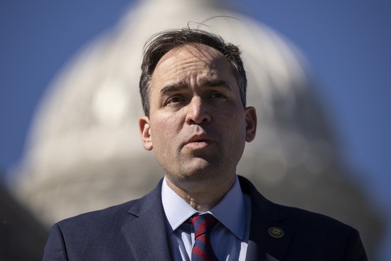 WASHINGTON, DC - MARCH 8: Rep. Wiley Nickel (D-NC) speaks during a news conference outside the U.S. Capitol March 8, 2023 in Washington, DC. The Democratic lawmakers discussed the introduction of the Resolution Opposing Republican Tax Plan. (Photo by Drew Angerer/Getty Images)