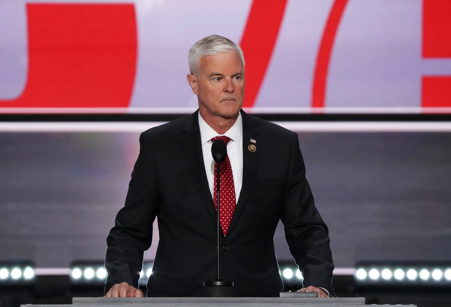 CLEVELAND, OH - JULY 18:  U.S. Rep. Steve Womack (R-AR) speaks on the first day of the Republican National Convention on July 18, 2016 at the Quicken Loans Arena in Cleveland, Ohio. An estimated 50,000 people are expected in Cleveland, including hundreds of protesters and members of the media. The four-day Republican National Convention kicks off on July 18.  (Photo by Alex Wong/Getty Images)