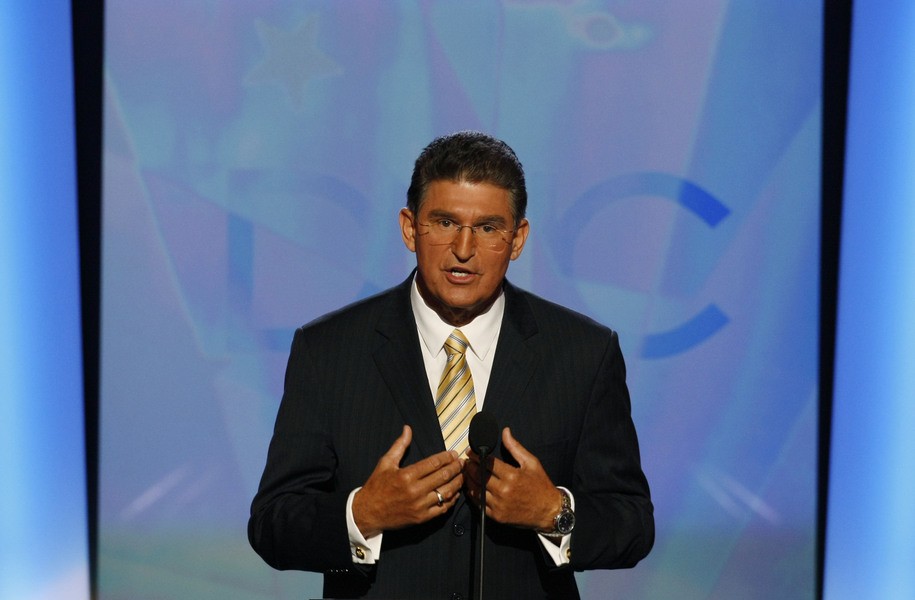 DENVER - AUGUST 26:  West Virgina Governor Joe Manchin during day two of the Democratic National Convention (DNC) at the Pepsi Center August 26, 2008 in Denver, Colorado. U.S. Sen. Barack Obama (D-IL) will be officially be nominated as the Democratic candidate for U.S. president on the last day of the four-day convention. (Photo by Mark Wilson/Getty Images)