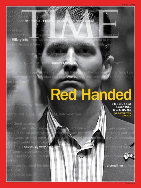 Donald Jr. Time cover