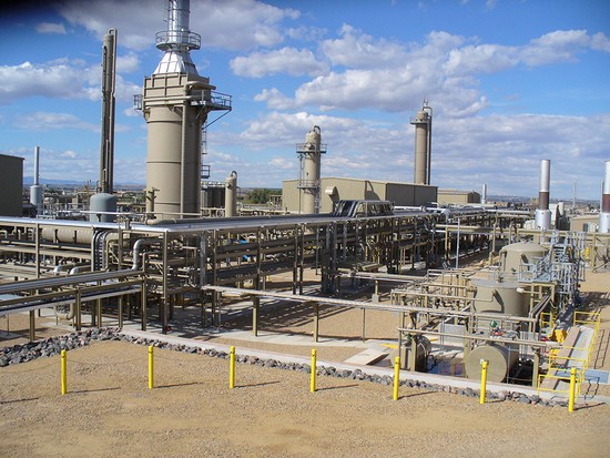 Mewbourne natural gas processing facility in Colorado