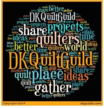 Official masthead of the DK Quilt Guild, created by JekyllnHyde.