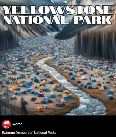 Image from NRCC "immigrants in national parks" ads