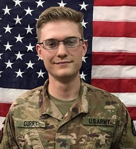 Sgt Christopher Wesley Curry, 23 of Terre Haute, IN who died May 4, 2020 in Erbil. Iraq while in support of Operation Inherent Resolve.  