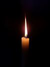 A single lit candle on black background.  Image found on Unsplash.com, the Internet's source of freely usable images.