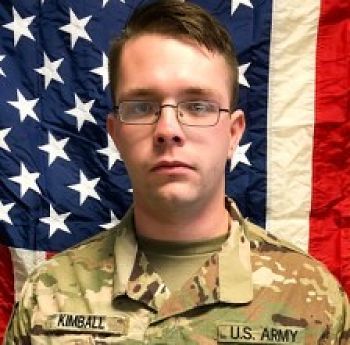 Spc Branden Tyme Kimball, 21 of Central Point, Oregon died February 12, 2020  at Bagram Airfield, Afghanisatn while in support of Operation Freedom's Sentinel.