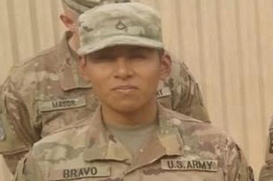 Spc Nick Bravo-Regules, 20 of Largo, FL died 23 June 2020 in Jordan while in support of Operation Inherent Resolve and Operation Spartan Shield.