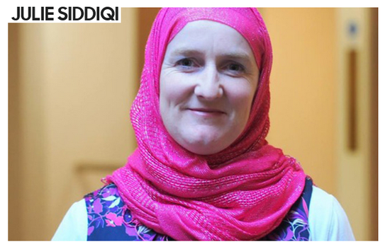 Julie Siddiqi (UK) is a mentor, consultant and activist with a focus on gender issues, Jewish-Muslim relations and social action, and currently  co-chairs the Jewish and Muslim women’s network, Nisa-Nashim. Her 20 years in community grass roots work include founding a local charity for Muslim women’s needs, coordinating the Ramadan 2014 national The Big Iftar culminating in the first ever Iftar reception at Lambeth Palace hosted by Archbishop Justin Welby, advisor for the Jewish led social action project, Mitzvah Day, patron of the Jewish/Muslim theatre company Muju, several years as executive director of the Islamic Society of Britain, represented the UK’s Islamic charities at the Enough Food IF rally in Hyde Park before an audience of 40k, spearheaded a national community based campaign against sexual grooming and child exploitation and was pivotal in peace initiatives following the murder of Lee Rigby in Woolwich. She has spoken on national and local news programmes on Greenbelt and the Jewish festival, Limmud, among other organizations and projects, has served on the UK govt National Muslim Women’s Advisory Group, the Prince of Wales charity, Mosaic, her local Standing Advisory Council for Religious Education, the national Anti-Muslim Hatred Working Group, and was listed in the Times Newspaper 100 Most Influential Muslim Women in the UK list 2009. She has participated in two Univ of Cambridge projects,  Contextualising Islam in Britain and Narratives of Conversion, and has been faculty for the Cambridge Coexist Leadership Programme; she is alumna of that programme and of the Women in Leadership, from Windsor Leadership. Julie is founder and director of Sadaqa Day, an annual Muslim-led focus on social action, launched March 2015.