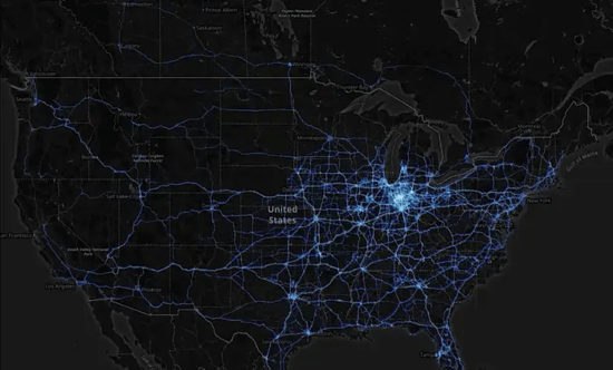 Data visualization firm Tectonix GEO says it has used anonymized phone location data to identify and track devices that were inside the Cass County Tyson meat packing plant in the month of March.